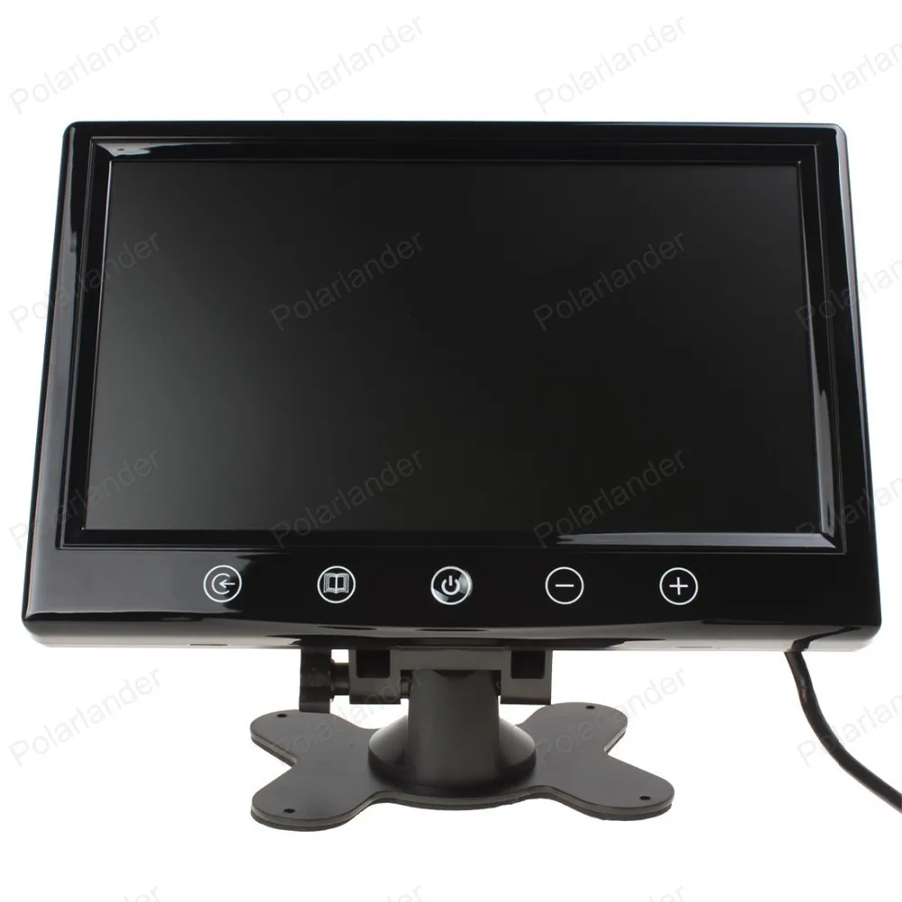 Цветной TFT LCD 9-дюймовый автомобильный монитор заднего вида с 2 видеовходами |
