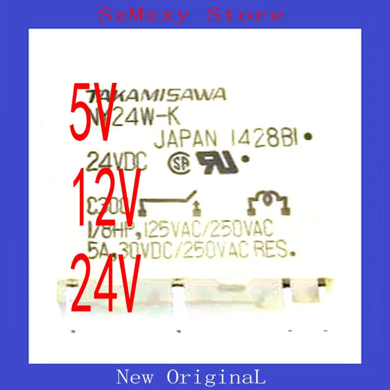 

5PCS/LOT Relay NY24W-K NY12W-K NY5W-K 5V 12 24V