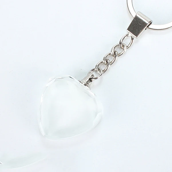 

10PCS Sublimation Printing Keyrings for Heat Press Machine Crystal Key Rings