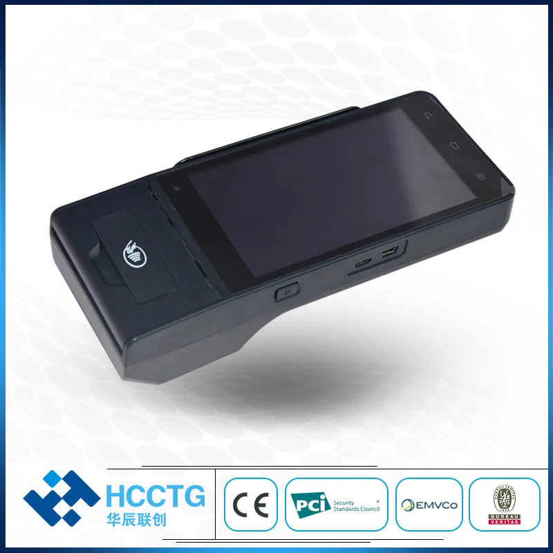 4G Смарт POS машина с 58 мм Термопринтер+ сканер считыватель кредитных карт с устройство для чтения nfc-карт