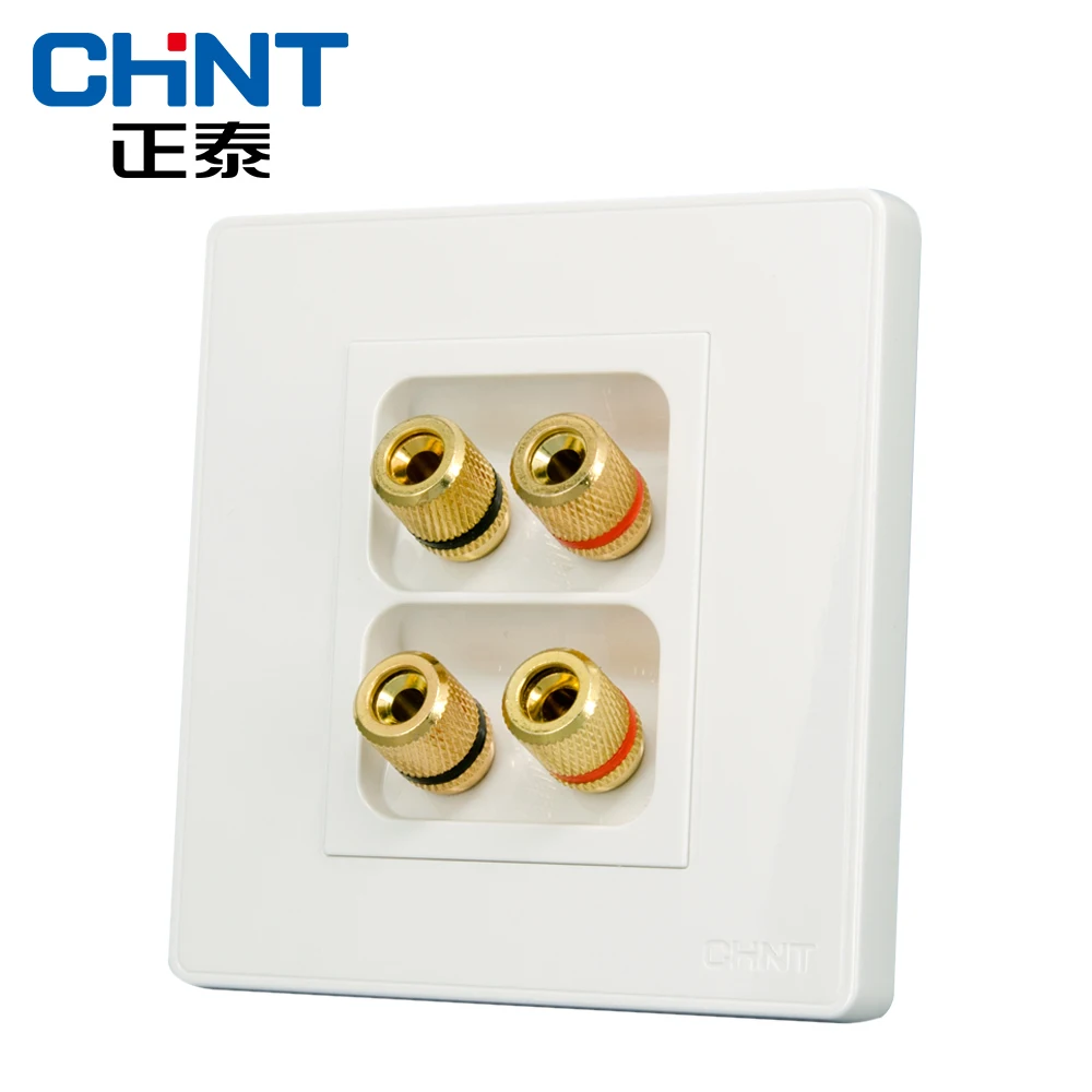 Электрическая настенная розетка 86 2D с панельным выключателем аудио цвета