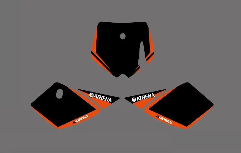 0252 новые стильные командные наклейки графические наборы для KTM 50 SX 2002 2003 2004 2005 2006