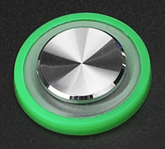 GREEN Winex круглый игровой джойстик мобильный телефон рокер для Iphone Android планшет металлический кнопочный контроллер для PUBG ножей - Цвет: GREEN