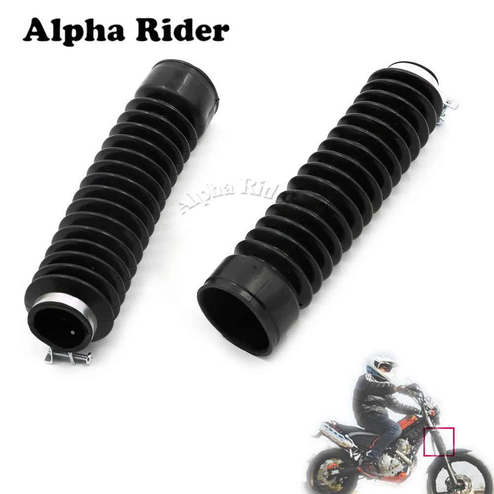 

Front Fork Boots Dust Guard Shock Cover Gaiters Gators Protector for Yamaha XG250 XG-250 XG 250 Tricker High Quality Rubber New