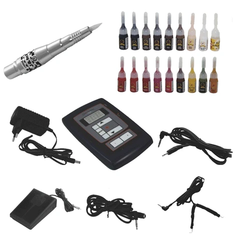 

tattoo rotary machine kit permanent makeup eyebrow gun power needles set tattoo kits for beginners