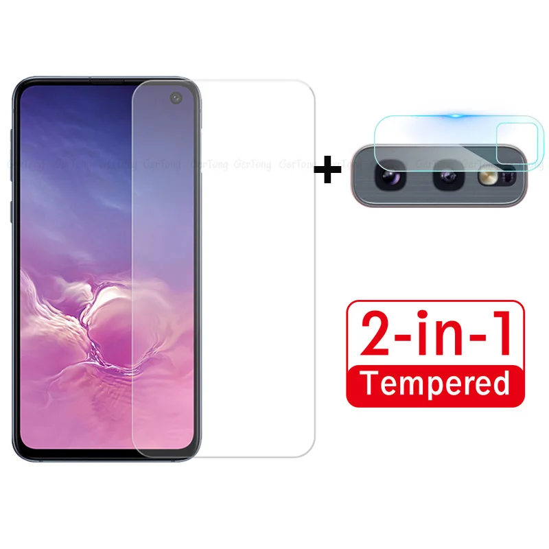 2 в 1 ультратонкая Защитная пленка для объектива камеры Samsung Galaxy S10e A50 A30 A70 A71 A20 s 10e
