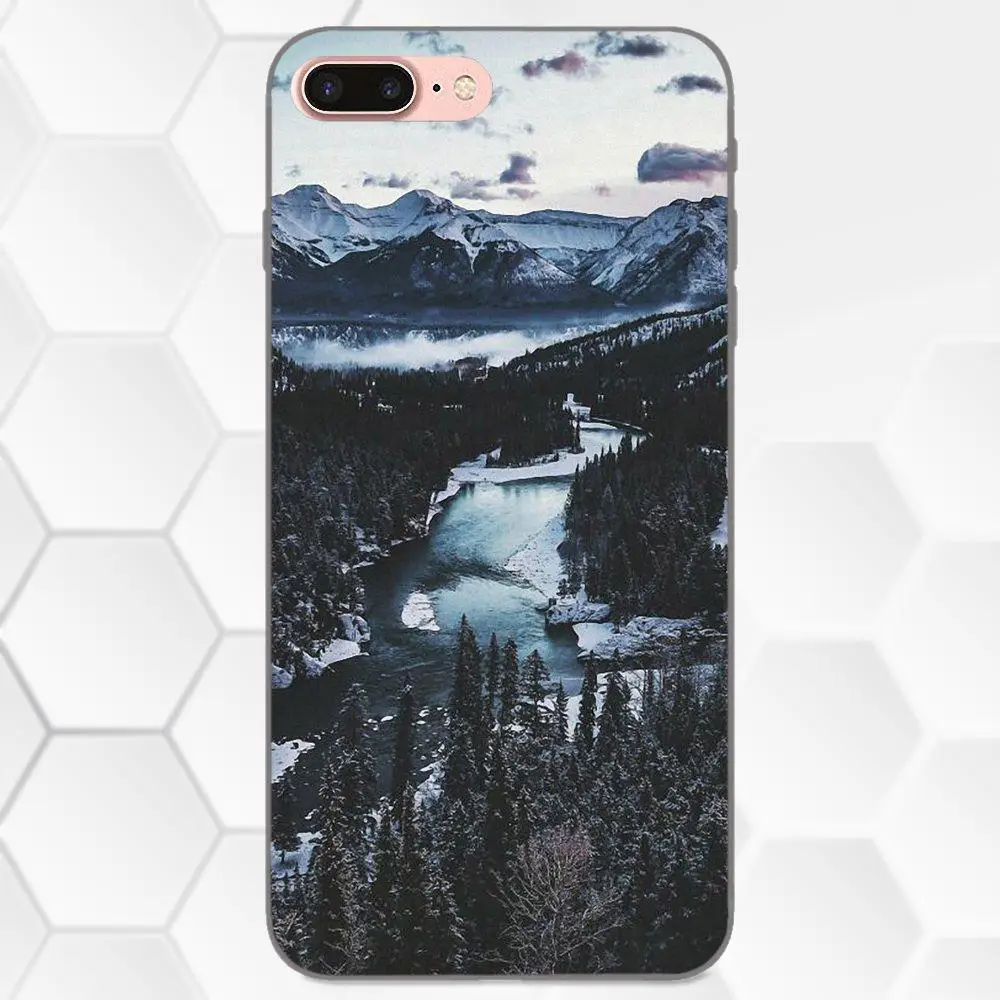 Diy Painted Mountain Landscape For Huawei Y3 Y5 II Y6 Y7 Y9 nova 2 Plus 2S 3i 4 Lite Prime 2017 2018 2019 | Мобильные телефоны и