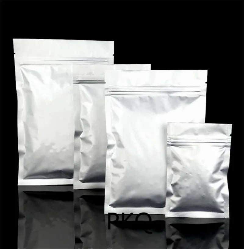 5 шт серебряных упаковочных мешков Ziplock 24 провода мешок для хранения еды на молнии