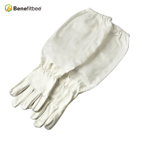 Beekeeping Gloves Benefitbee 1 пара пчеловод предотвращает перчатки защитные рукава тонкий мягкий из искусственной кожи анти пчеловодство оборудование для пчеловодства - Цвет: Beekeeping Gloves