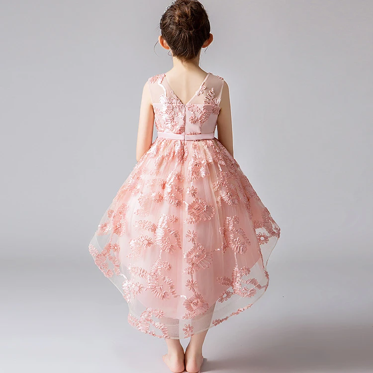 Flower Girl Dress for Girls Clothes Wedding Party Kids Prom Gown Tutu Clothing Trailing Children's Princess Dresses | Детская одежда