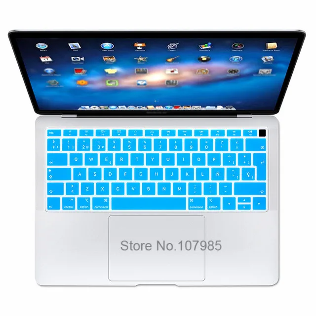 Испанская клавиатура протектор для 2018 Новый Macbook Air 13 A1932 ЕС раскладка клавиатуры