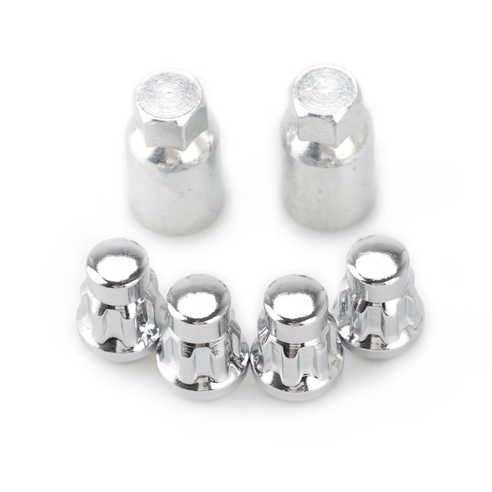Фото 4 противоугонные гайки + 2 ключа M12 * 1,5 колесные гайки M12x1.5 Oem обода авто аксессуары 33 мм для Chevrolet Mitsubishi Mazda Kia YC101517 №1