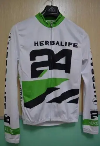Herbalife 24 Футболка для езды на велосипеде мотоцикле Джерси с длинным рукавом