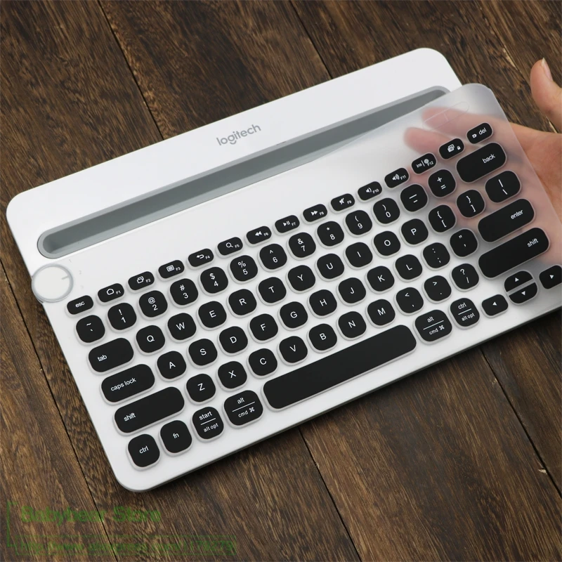 Для Logitech Bluetooth многофункциональная клавиатура K480 силиконовая Пылезащитная