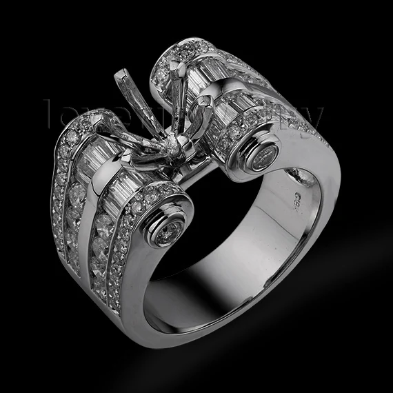 LOVERJEWELRY большое фантастическое удивительное бриллиантовое обручальное кольцо с