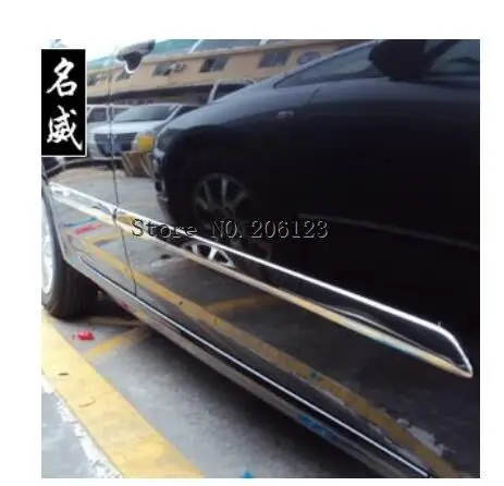 Нержавеющая сталь Боковая Дверь Корпус Молдинг Накладка для Toyota Corolla Altis 2007 2008 2009 2010 2011 2012 2013