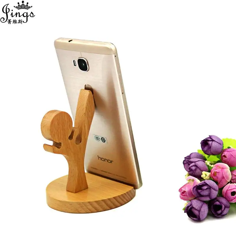 Поп древесины телефона держатель подставка kufung для iphone 4 5S 6 S 7 Plus и Samsung S6 S7 S8 Edge Xiaomi