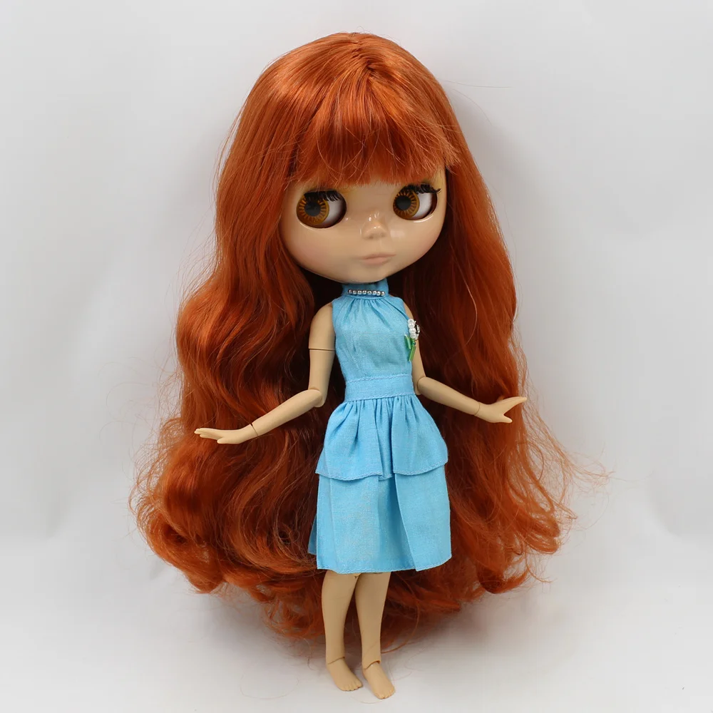 Кукла Blyth ICY DBS с имбирными волосами для шарнирных суставов загорелой кожей и