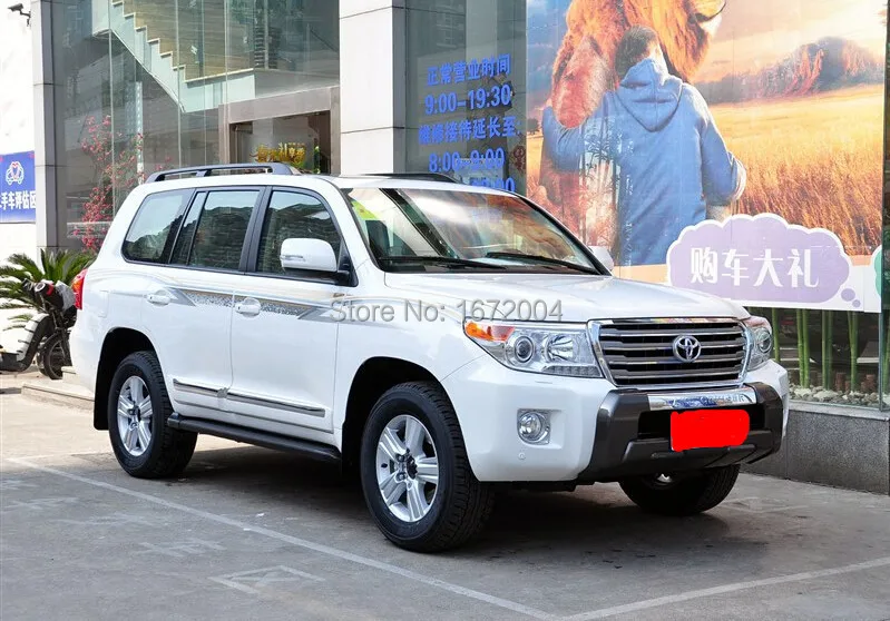 Боковая дверь кузова литья Накладка для Toyota Land Cruiser 200 LC200 FJ200 13 14 Бесплатная