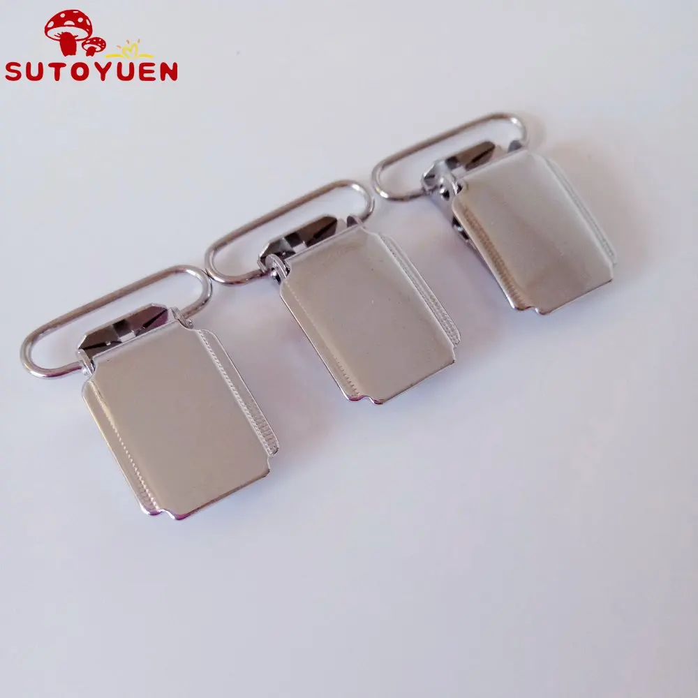 SUTOYUEN 20 шт u образные металлические зажимы для соски хромовые блестящие на