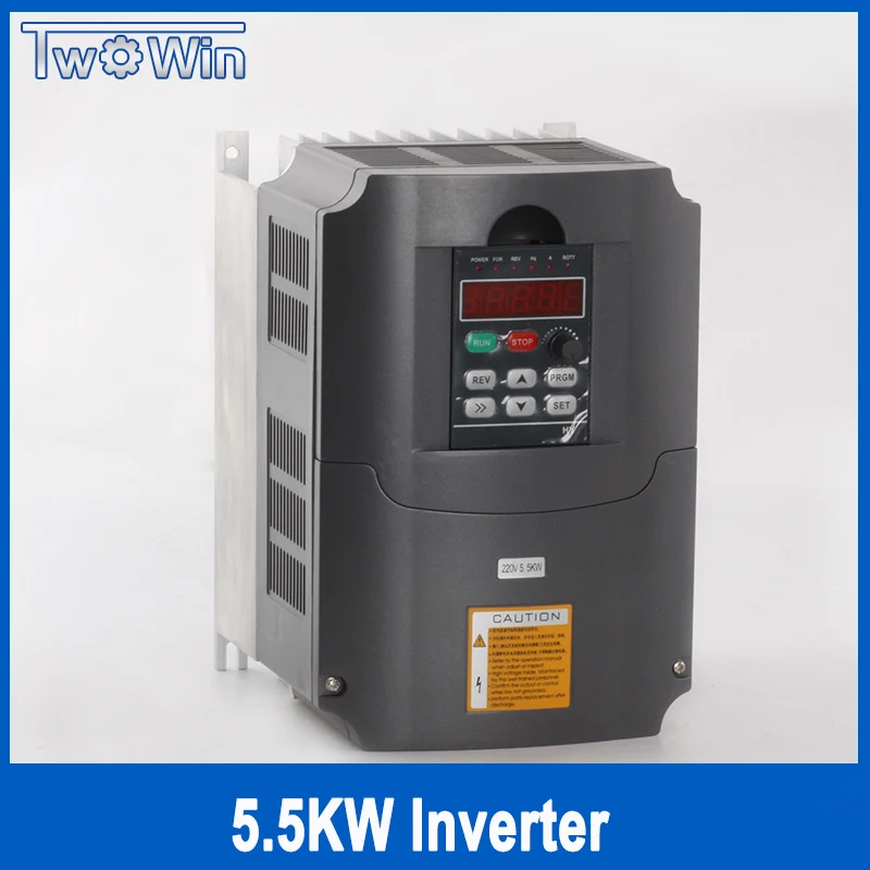 Twowin 380v 5.5kw VFD частотно регулируемый привод инвертор 3HP вход 3hp выход CNC Шпиндельный