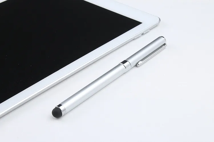 2-в-1 емкостный Сенсорный экран Стилус и шариковая ручка для iPad Air 2/1 iPad Mini 1/2/3/4 iPhone 8 7 смарт-телефонов и планшетных ПК ручка