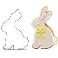rabbit fondant cutter toy kitchen sale egg cake mold biscuit cookie knife biscuit stamp tools for kitchen stainless steel shop