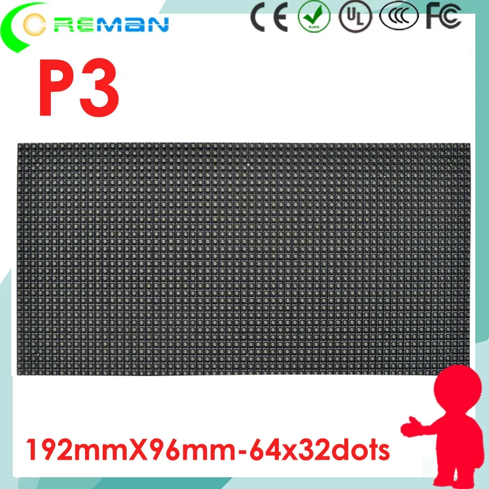 Шэньчжэнь светодиодный модуль Coreman p3 dotmatrix rgb full color / xxx HD видео настенный p0.8 p1 p2|video