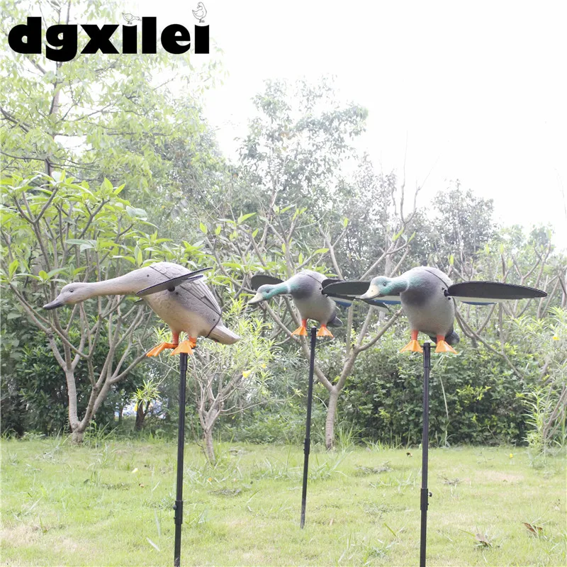 Hunting Directly Sell Dc 6V Remote Control Eco-Friendly Duck Decoy Plastic With Spinning Wings From Xilei | Спорт и развлечения