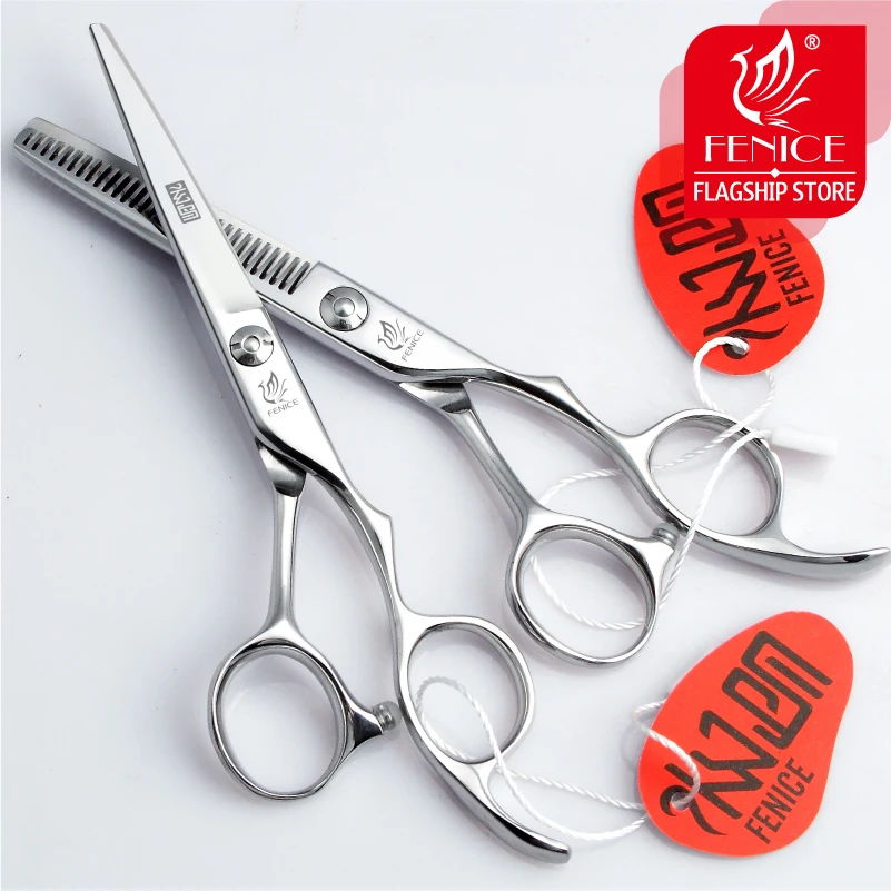 Fenice High quality JP440c 1 Set 5.5 6.0 inch hair cutting thinning scissors beauty salon hot sale hairdressing styling tool