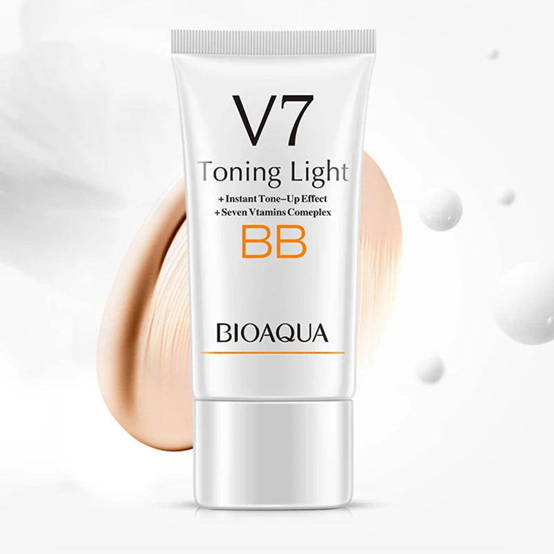 BIOAQUA бренд V7 BB Кремы натуральная воздушная подушка длительный макияж тональный, для придания яркости водонепроницаемый CC Кремы Защита от солнца Блок Уход за кожей