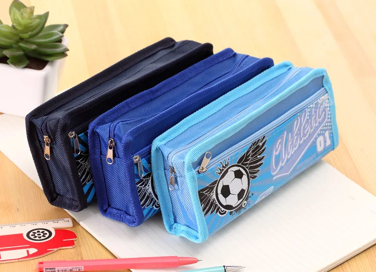 New boys large capacity Oxford Multifunctional Pencil Bag Durable Case Multi-Layer children student school Storage pouch | Канцтовары