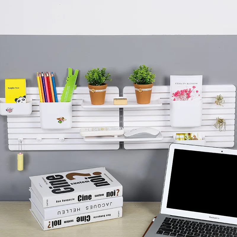 Липкая настенная стойка для хранения DIY инновационная Чистящая без штамповки