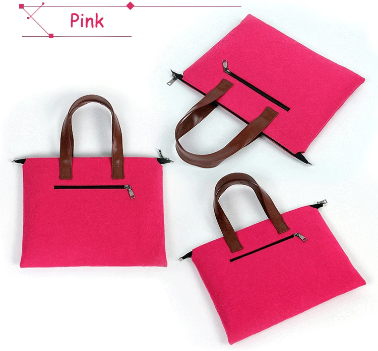 Войлочная ткань сумка для ноутбука Портфель Сумка на руль 11 12 13 15 дюймов Apple Macbook Air