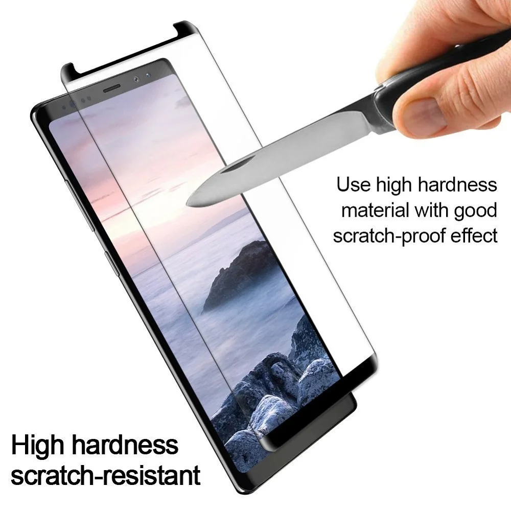 Изогнутое закаленное стекло с полным покрытием для Samsung Galaxy S8 Plus Защитная пленка