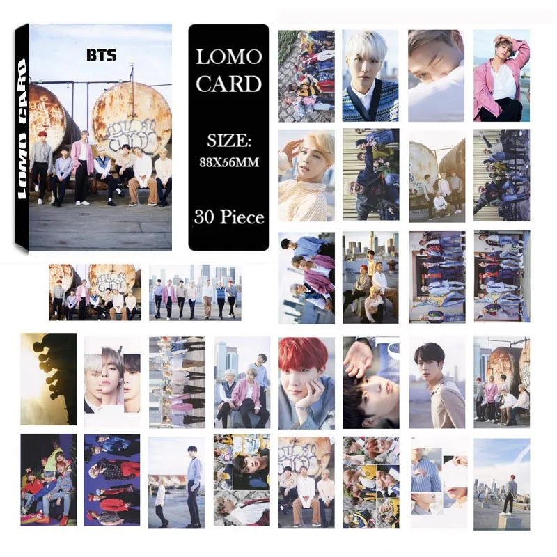 KPOP Bangtan Boys журнал фотоальбом LOMO карты K POP Новая мода самодельные бумажные фото