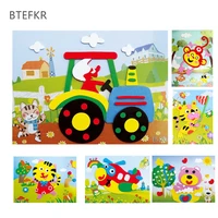 diy cartoon animal 3d eva foam sticker 20 designs puzzle series early learning education toys for children