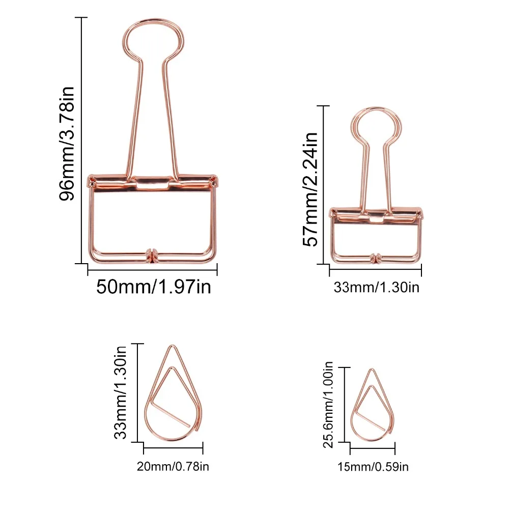 75 шт./лот выдолбленные дизайнерские зажимы скобы для дома и офиса школьные