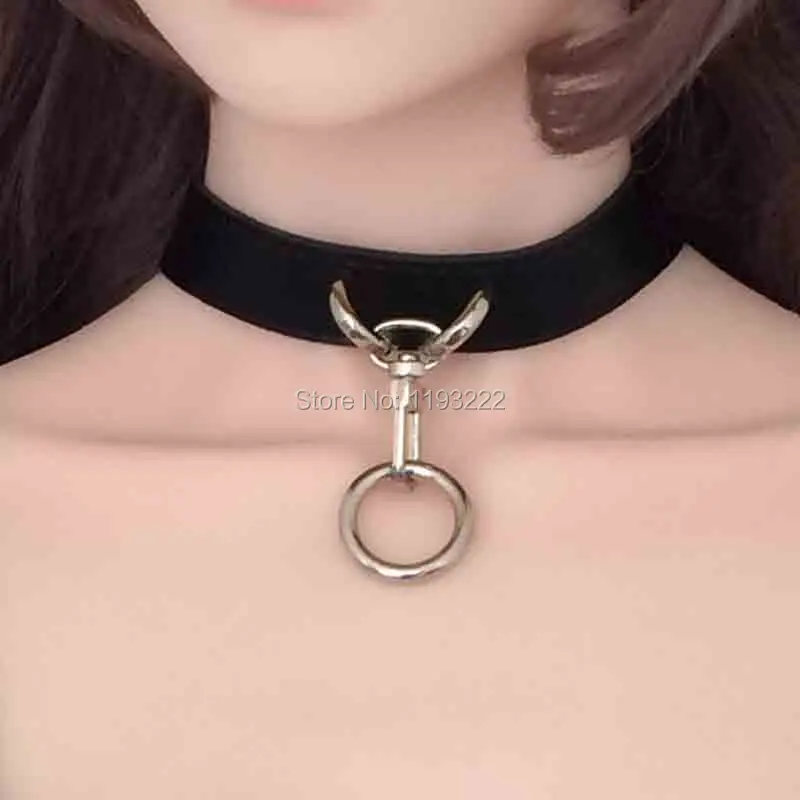 Новый милый Kawaii круглый кожаный воротник 100% ручной работы Harajuku ожерелье