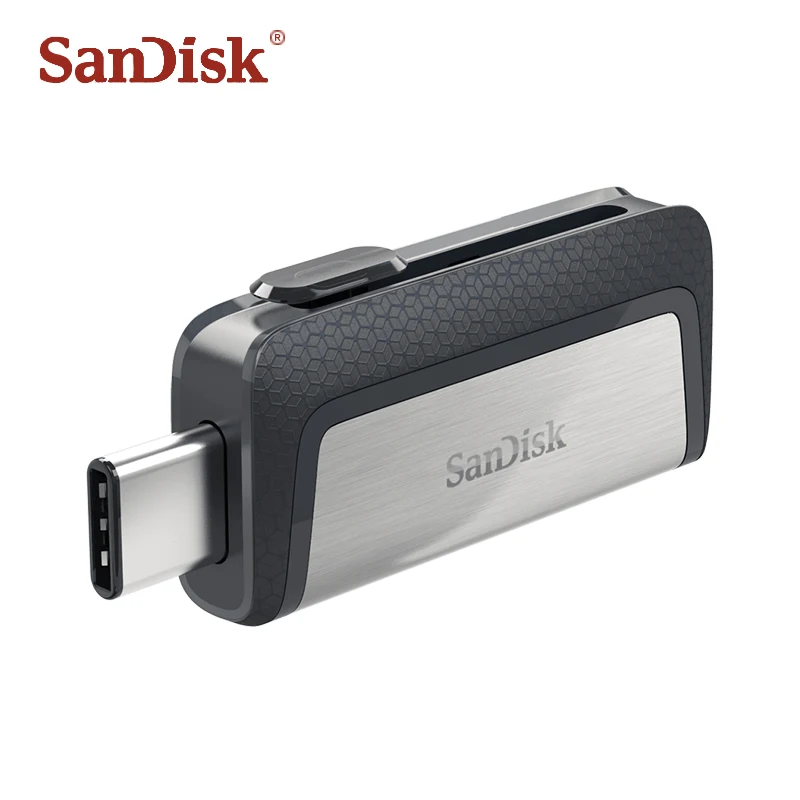 SanDisk Тип-C USB флеш-накопитель USB3.1 Флеш накопитель двойной интерфейс OTG 64 gb 128G 256g для