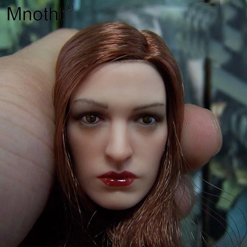 

Mnotht Toys 1:6 Scale blond hair Anne Hathaway Head Sculpt Model For 12in Action Figures Female Soldier Body Model m3