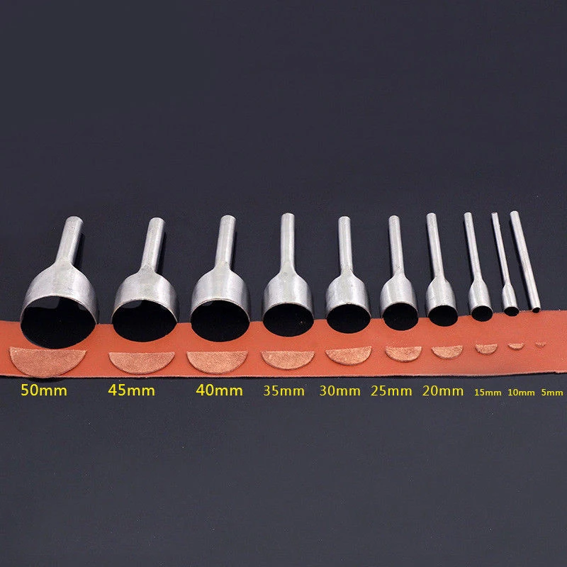 Полое стальное отверстие 5 50 мм полукруглый перфоратор режущий инструмент