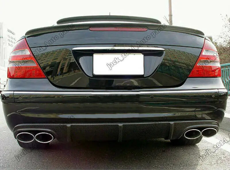 Задний диффузор из углеродного волокна для Mercedes Benz E class W211 E55 AMG Sedan 2003 2004 2005