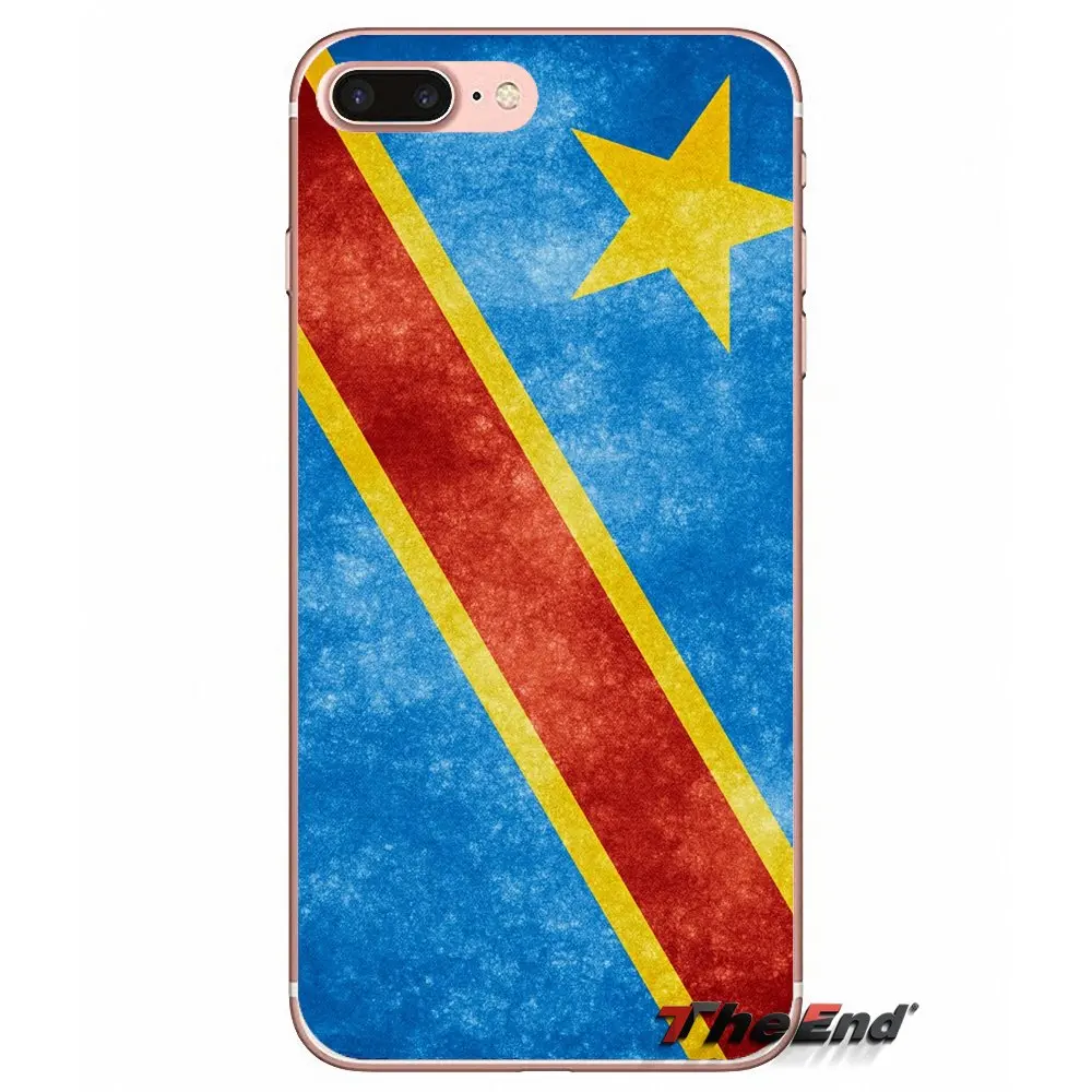 For Sony Xperia Z Z1 Z2 Z3 Z5 compact M2 M4 M5 E3 T3 XA Aqua LG G4 G5 G3 G2 Mini oil painting CG Congo flag Banner Case | Мобильные