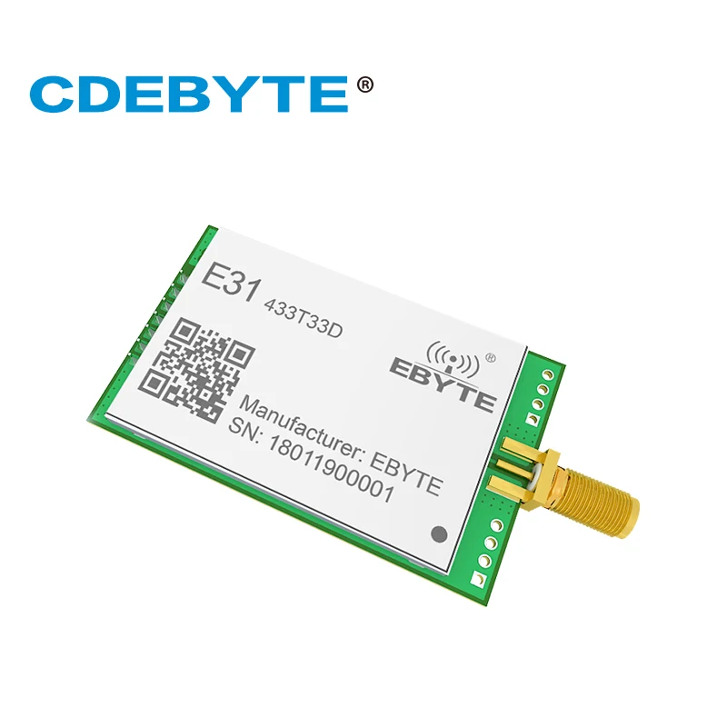 Беспроводной приемопередатчик UART AX5043 433 МГц 2 Вт SMA антенна IoT uhf радиочастотный