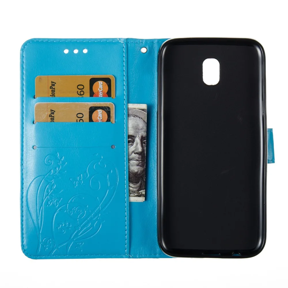 Flip PU Leather Wallet Diamond Bling Campanula Flower Mandala Case Back Cover For Samsung galaxy J530 EU Version | Мобильные
