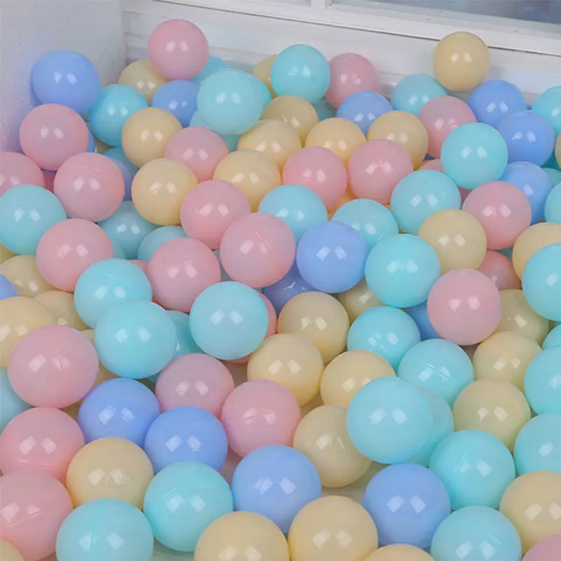 type 02 random color 100 Pcs/lot Colorful Environmental Protection Plastic Marine Ball Children's Pool Toy Ball Thickening Children's Toy Ball - Цвет: type 02 random color