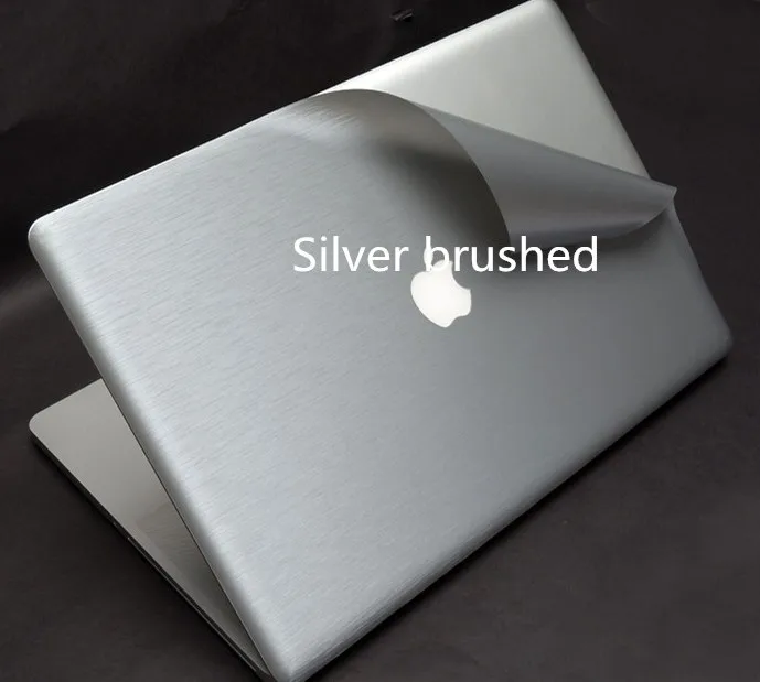 Silver brushed Ноутбук углеродного волокна виниловая кожа Наклейка Обложка для acer Predator Helios 300 PH315-51 15,6" - Цвет: Silver brushed