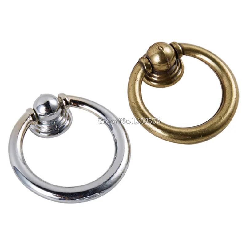 Винтажный стиль 10 шт. античная бронза/Хромированная ручка для ящиков шкафов шкаф