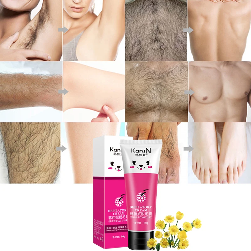 Депиляционный крем для мужчин и женщин удаления волос на теле подмышек уход за